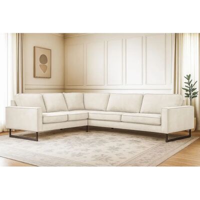 Places of Style Pinto Ecksofa - Chenille, Natur, XXL Places of Style Pinto Ecksofa - Chenille, Natur, XXL