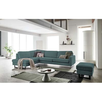 Places of Style Pinto 290cm Blau Modular Ecksofa - Sofa Places of Style Pinto 290cm Blau Modular Ecksofa - Sofa