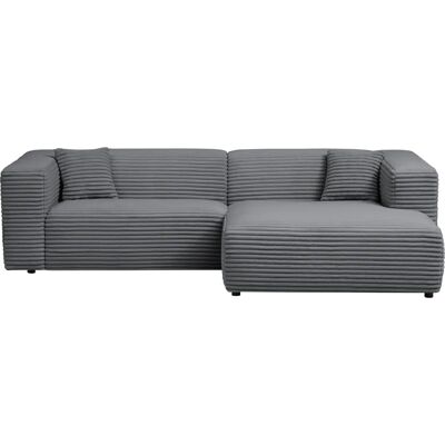 andasu202fNordic Interior BAKELS L-Form Sofa - Strapazierfähiger Cord, Rechte Ottomane, Anthrazit andasu202fNordic Interior BAKELS L-Form Sofa - Strapazierfähiger Cord, Rechte Ottomane, Anthrazit
