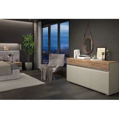 PLACES OF STYLE Invictus Kommode - beige - 176x45x86cm PLACES OF STYLE Invictus Kommode - beige - 176x45x86cm