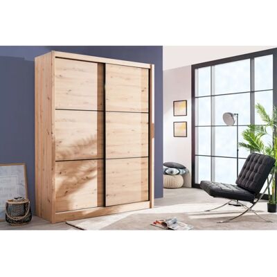 INOSIGN Navara Kleiderschrank - 2 Schiebetüren, Komplett, Braun INOSIGN Navara Kleiderschrank - 2 Schiebetüren, Komplett, Braun