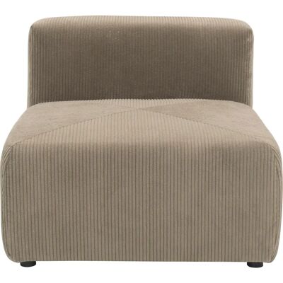 Raum.ID Gerrid Modularsofa - Brauner Cord - Ohne Kissen Raum.ID Gerrid Modularsofa - Brauner Cord - Ohne Kissen