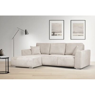 INOSIGN Beatrice L-Form Sofa Beige - Sofa mit Stauraum INOSIGN Beatrice L-Form Sofa Beige - Sofa mit Stauraum