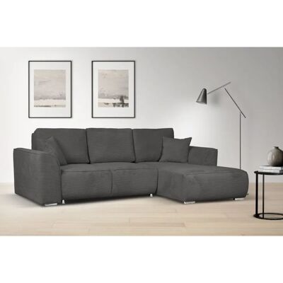 INOSIGN Beatrice L-Form Sofa - Schlafsofa, Stauraum, Grau INOSIGN Beatrice L-Form Sofa - Schlafsofa, Stauraum, Grau