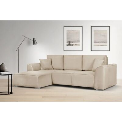 INOSIGN Beatrice L-Form Sofa - Modern, Beige, Ottomane, 265cm INOSIGN Beatrice L-Form Sofa - Modern, Beige, Ottomane, 265cm