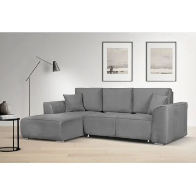 INOSIGN Beatrice L-Form Couch - Modern, grau, mit Bett & Stauraum INOSIGN Beatrice L-Form Couch - Modern, grau, mit Bett & Stauraum