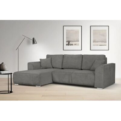 INOSIGN Beatrice L-Form Sofa - Weiche Struktur, Stauraum, Linke Ottomane INOSIGN Beatrice L-Form Sofa - Weiche Struktur, Stauraum, Linke Ottomane