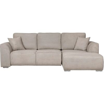 INOSIGN Beatrice L-Form Sofa - Taupe, 265x86x170cm INOSIGN Beatrice L-Form Sofa - Taupe, 265x86x170cm