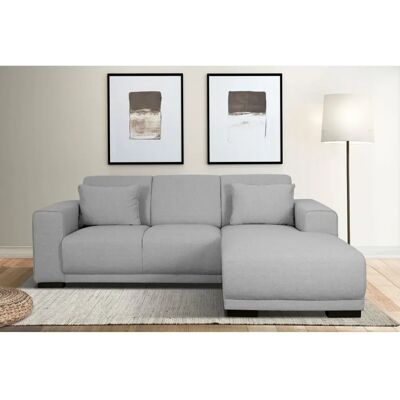 HOME AFFAIRE Bornholm - Hellgraues Landhaus Ecksofa mit Kissen HOME AFFAIRE Bornholm - Hellgraues Landhaus Ecksofa mit Kissen