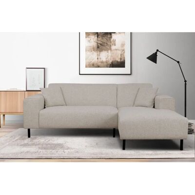 Home AFFAIRE ARROS L-Form Sofa - Recamiere rechts, Grau, Polyester Home AFFAIRE ARROS L-Form Sofa - Recamiere rechts, Grau, Polyester