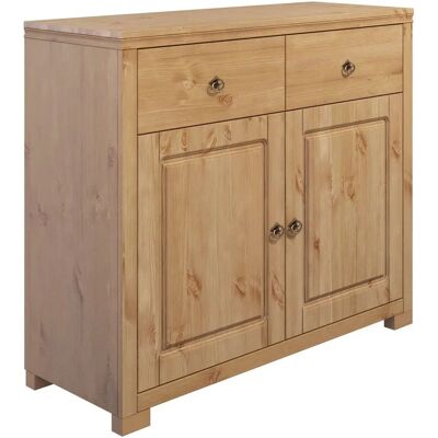 HOME AFFAIRE Gotland Beigefarbener Kiefer Sideboard - Sideboard HOME AFFAIRE Gotland Beigefarbener Kiefer Sideboard - Sideboard