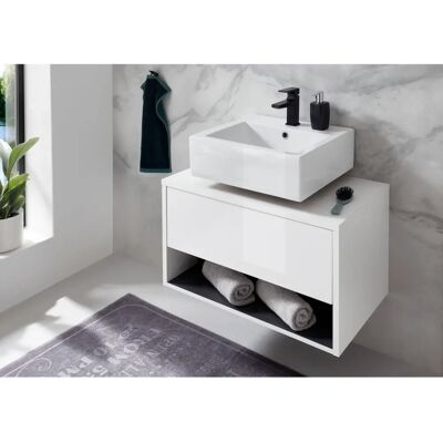 Places of Style Studio Linie Badezimmerunterschrank - 80cm x 44cm x 46cm Places of Style Studio Linie Badezimmerunterschrank - 80cm x 44cm x 46cm