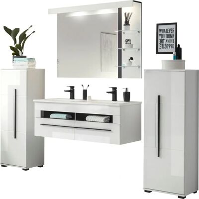 INOSIGN Panarea Weiß Hochglanz Badezimmer-Set INOSIGN Panarea Weiß Hochglanz Badezimmer-Set
