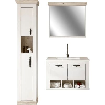 HOME AFFAIRE Florenz Weiß Badmöbel-Set - Badezimmermöbel HOME AFFAIRE Florenz Weiß Badmöbel-Set - Badezimmermöbel
