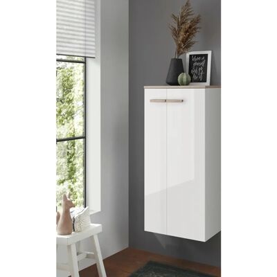 Places of Style SOLiD Badschrank - 2 Türen, Weiß, 51x115x30cm Places of Style SOLiD Badschrank - 2 Türen, Weiß, 51x115x30cm