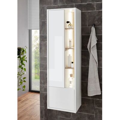 Places of Style Studio Linie Stauraumschrank - 2 Türen 45x150x30cm Weiß Places of Style Studio Linie Stauraumschrank - 2 Türen 45x150x30cm Weiß