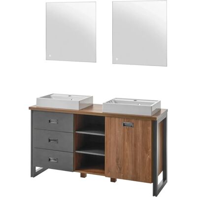Home Affaire Detroit Badezimmermöbel-Set - 138cm, Gelb Home Affaire Detroit Badezimmermöbel-Set - 138cm, Gelb