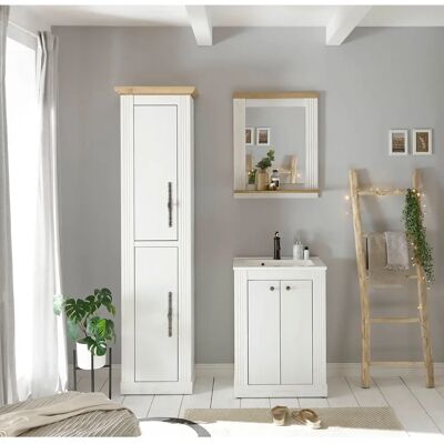 HOME AFFAIRE WESTMINSTER Badezimmermöbel-Set - Weiß - 130cm HOME AFFAIRE WESTMINSTER Badezimmermöbel-Set - Weiß - 130cm