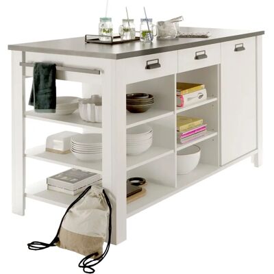 HOME AFFAIRE Sherwood Unterschrank - Weiß (Pinie) - 161cm x 93cm HOME AFFAIRE Sherwood Unterschrank - Weiß (Pinie) - 161cm x 93cm