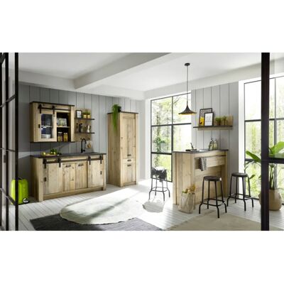 Home Affaire Sherwood Wandhängeschrank - Old Style Hell Dekor - Sherwood Serie Home Affaire Sherwood Wandhängeschrank - Old Style Hell Dekor - Sherwood Serie