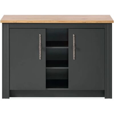 Kochstation KS-Westminster - 130x60x92cm - Landhausstil Küchenschrank Kochstation KS-Westminster - 130x60x92cm - Landhausstil Küchenschrank