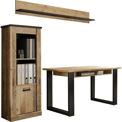HOME AFFAIRE SHERWOOD Schrank-Set - Old Style hell Dekor - Schrank Set HOME AFFAIRE SHERWOOD Schrank-Set - Old Style hell Dekor - Schrank Set