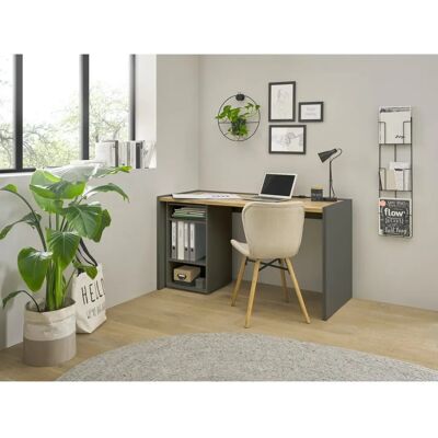 INOSIGN City/Giron Büromöbel-Set - Grau - 143x77x63cm INOSIGN City/Giron Büromöbel-Set - Grau - 143x77x63cm