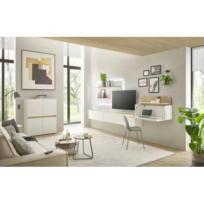 INOSIGN City/Giron Büromöbel-Set - Weiß - 460x180x40 cm INOSIGN City/Giron Büromöbel-Set - Weiß - 460x180x40 cm