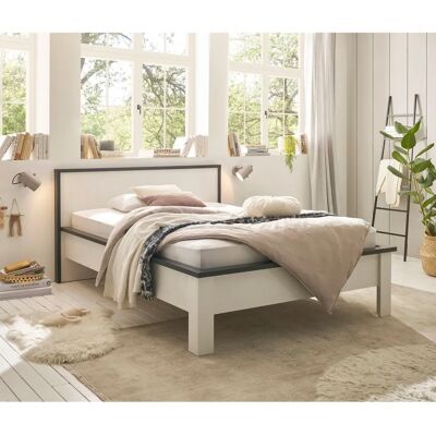 HOME AFFAIRE SHERWOOD Bett - 140x200cm, Weiß Pinie Dekor - Bett HOME AFFAIRE SHERWOOD Bett - 140x200cm, Weiß Pinie Dekor - Bett