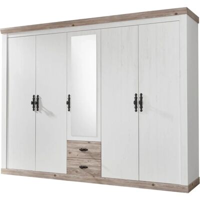 HOME AFFAIRE Florenz Kleiderschrank - weiß Pinie HOME AFFAIRE Florenz Kleiderschrank - weiß Pinie