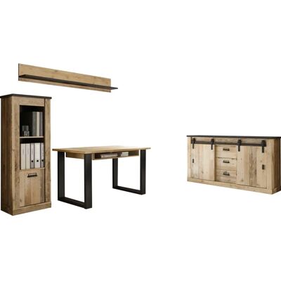 Home affaire Sherwood Schrank-Set - Old Style hell Dekor - 352cm x 200cm x 60cm - Schranksysteme Home affaire Sherwood Schrank-Set - Old Style hell Dekor - 352cm x 200cm x 60cm - Schranksysteme