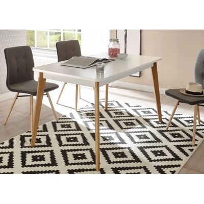 andas Nordic Interior Weiß Rechteckiger Esstisch - Skandi Design andas Nordic Interior Weiß Rechteckiger Esstisch - Skandi Design