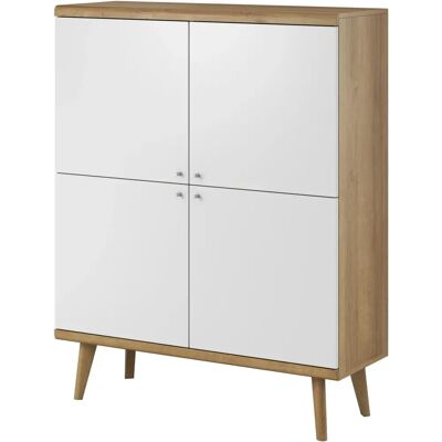 Andas Merle Highboard - Skandinavisches Design - 107x40x134 cm Andas Merle Highboard - Skandinavisches Design - 107x40x134 cm