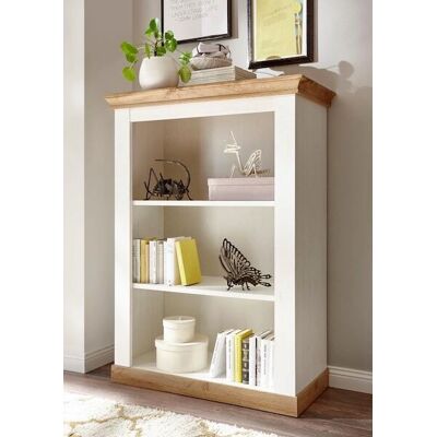 Home Affaire Cremona Weiß/ Eiche Regal - 102 cm breit Home Affaire Cremona Weiß/ Eiche Regal - 102 cm breit