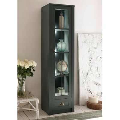 Home Affaire Ascot - Grüne Vitrine mit Schublade & Regalen Home Affaire Ascot - Grüne Vitrine mit Schublade & Regalen
