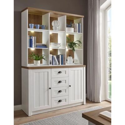 HOME AFFAIRE Beauvais Weiß Landhaus Sideboard - Sideboard HOME AFFAIRE Beauvais Weiß Landhaus Sideboard - Sideboard