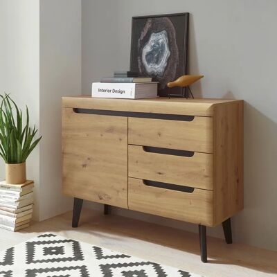 INOSIGN Torge Anrichte - Eiche Artisan Dekor - 3 Schubladen, 1 Tür INOSIGN Torge Anrichte - Eiche Artisan Dekor - 3 Schubladen, 1 Tür