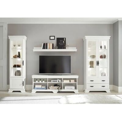 Home Affaire Royal Wohnzimmer-Set - Landhausmöbel, Weiß, 314cm Home Affaire Royal Wohnzimmer-Set - Landhausmöbel, Weiß, 314cm