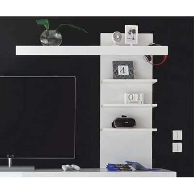 INOSIGN Carat Regal - 137cm Breit, Weiß Hochglanz, FSC Holz INOSIGN Carat Regal - 137cm Breit, Weiß Hochglanz, FSC Holz