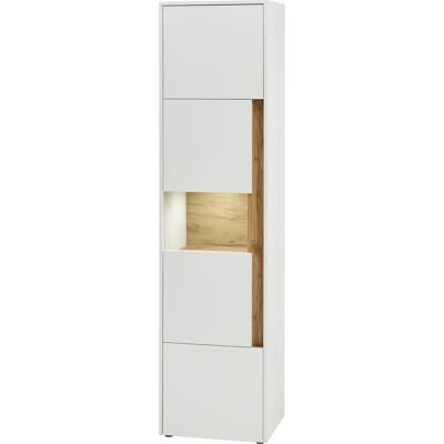 INOSIGN City/Giron Weiße Vitrine - 3 Schränke, 5 Einlegeböden, 197cm hoch INOSIGN City/Giron Weiße Vitrine - 3 Schränke, 5 Einlegeböden, 197cm hoch