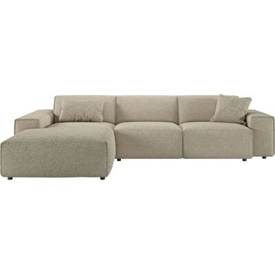 Andas Ecksofa Glimminge - Skandinavisches Design, Bouclé, Recamiere links - Sofa Andas Ecksofa Glimminge - Skandinavisches Design, Bouclé, Recamiere links - Sofa