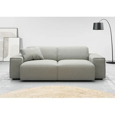 andasu202fNordic Interior 2,5-Sitzer Sofa Bouclé Silber - Sofa andasu202fNordic Interior 2,5-Sitzer Sofa Bouclé Silber - Sofa