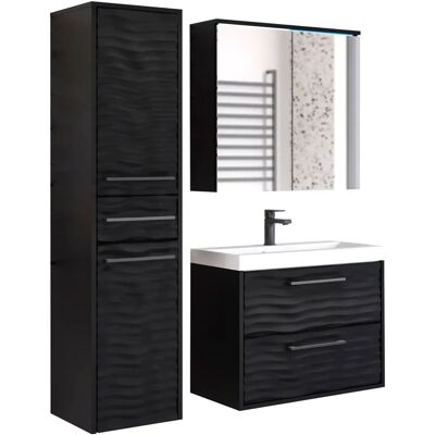 WELLTIME Canada Badmöbel-Set - Soft Close, 110x35x130cm WELLTIME Canada Badmöbel-Set - Soft Close, 110x35x130cm