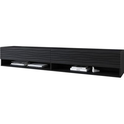INOSIGN Lowboard - 180cm, schwarz, FSC-zertifiziertes Holz, modernes Design INOSIGN Lowboard - 180cm, schwarz, FSC-zertifiziertes Holz, modernes Design