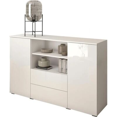 INOSIGN PARIS Sideboard - 140cm, weiß, hochglanz, FSC-Holz INOSIGN PARIS Sideboard - 140cm, weiß, hochglanz, FSC-Holz
