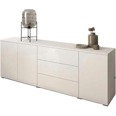 INOSIGN PARIS Sideboard - Weiß Matt/Hochglanz - 190cm breit INOSIGN PARIS Sideboard - Weiß Matt/Hochglanz - 190cm breit