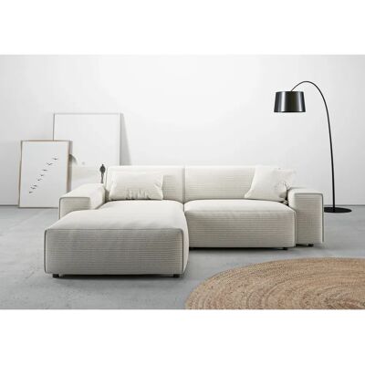 Andas L-Form Sofa - Chenille, Pflegeleicht, Skandinavischer Stil Andas L-Form Sofa - Chenille, Pflegeleicht, Skandinavischer Stil