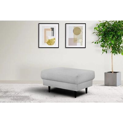 HOME AFFAIRE Veyras Hocker - Polsterhocker, Grau, 90x46x65cm HOME AFFAIRE Veyras Hocker - Polsterhocker, Grau, 90x46x65cm