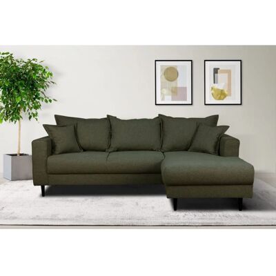 HOME AFFAIRE VEYRAS L-Form Sofa - Hoher Sitzkomfort, Grün, 230cm HOME AFFAIRE VEYRAS L-Form Sofa - Hoher Sitzkomfort, Grün, 230cm