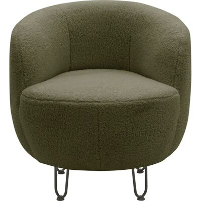 INOSIGN Anjuli - Grüner runder Sessel - Modernes Design INOSIGN Anjuli - Grüner runder Sessel - Modernes Design